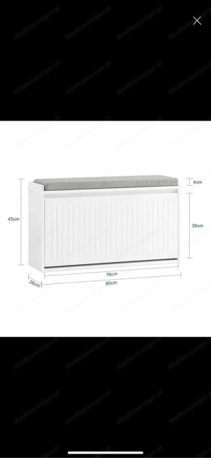 Schuhbak mit klappbaren 