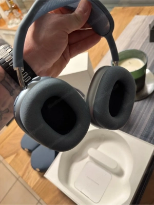 Apple AirPods Max Blue (USB-C) VHB mit Rechnung Bild 4