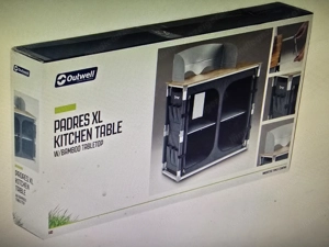 Outwell Custer Campingtisch Bambus, 120x70x49 70cm Bild 3