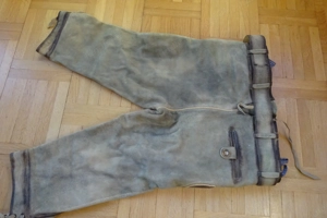 Zillertahler Lederhose mit Messertasche Bild 4