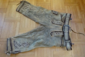 Zillertahler Lederhose mit Messertasche