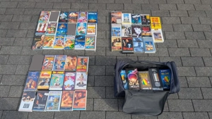 VHS Kassetten Recorder Video Set Grundig Disney uvm. Bild 4