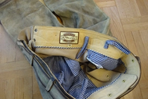 zillertahler Lederhose mit Messertasche Bild 5