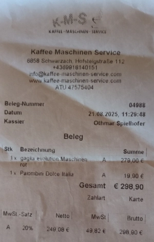 Gaggia Milano Espresso Maschine wie neu Bild 5