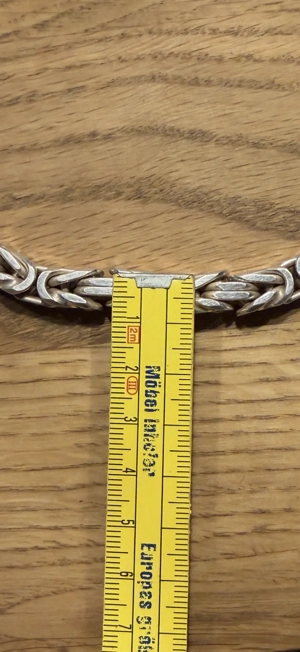 Königskette 925er Silber 8mm breit & 60cm lang  Bild 4