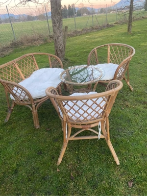 Rattan Gartenmöbel Bild 2