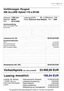 Peugeot 208 2025 Bild 7