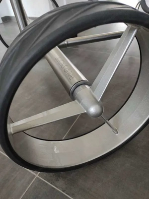 JuCad Drive Edelstahl Elektro Golftrolley  Bild 5