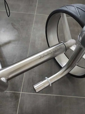 JuCad Drive Edelstahl Elektro Golftrolley  Bild 2