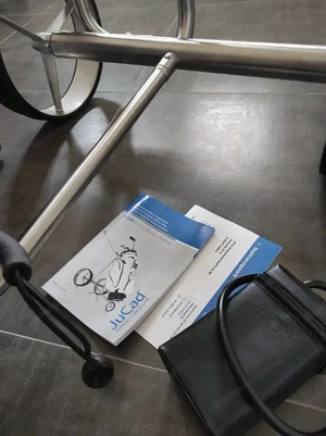 JuCad Drive Edelstahl Elektro Golftrolley  Bild 4