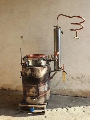 Jessernigg Schnapsbrennanlage Wasserbad Bild 6