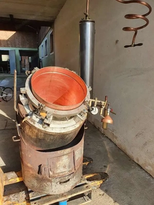 Jessernigg Schnapsbrennanlage Wasserbad Bild 4