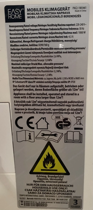 Klimagerät mit Abluft nach Außen  Bild 4