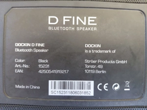 Dockin D FINE Bluetooth Lautsprecher Bild 4