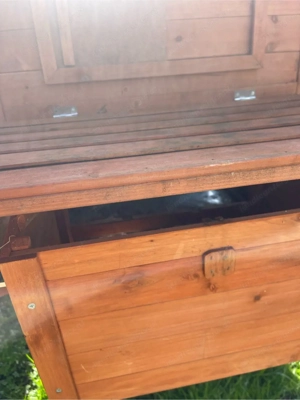 Hasenstall mit Freilaufgehege, Hühnerstall Bild 7