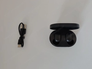 Bluetooth True Wireless Kopfhörer Schwarz   Neu mit Ladecase Bild 3