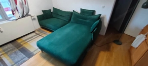 Grüne Couch in gutem Zustand  Bild 2