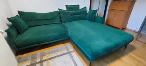 Grüne Couch in gutem Zustand  Bild 4