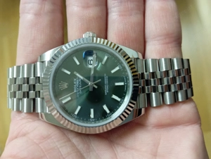 Rolex Datejust 41, Green Mint, 2025 Weißgold M126334 Bild 2