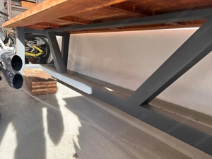 Teak Holz Tisch Bild 2