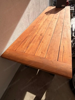Teak Holz Tisch Bild 3