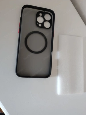 iPhone MagSafe Handyhülle Schwarz Transparent   Stoßfest & Slim Bild 3