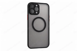 iPhone MagSafe Handyhülle Schwarz Transparent   Stoßfest & Slim Bild 4