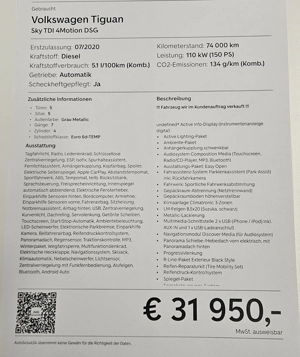 VW Tiguan R Line SUV Bild 9