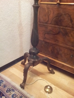 Stehlampe, Leuchte mit Patina Bild 2