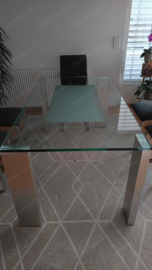 Glas Esstisch - 160x90 Bild 3