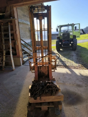 3 Punkt Heckstapler für Traktor Bild 4