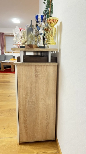 Jugendzimmer in Weiß mit Holzoptik   sehr guter Zustand Bild 5