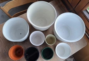 Übertöpfe, Töpfe (9 Stück) Bild 2