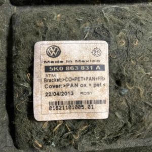 dämmung für golf 6motorhaube  Bild 2