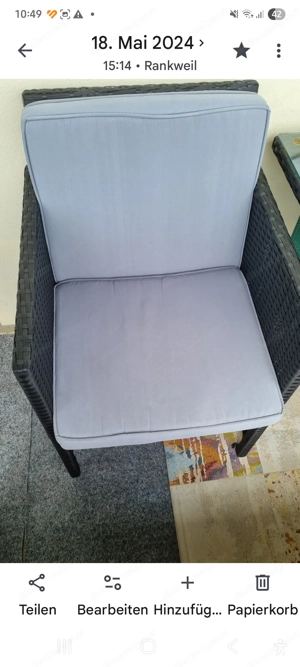 Rattan Garnitur  Bild 4