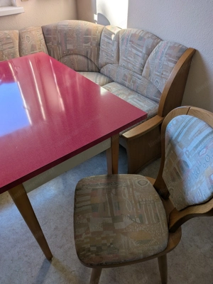 Eckbank,Tisch, Stuhl Bild 3