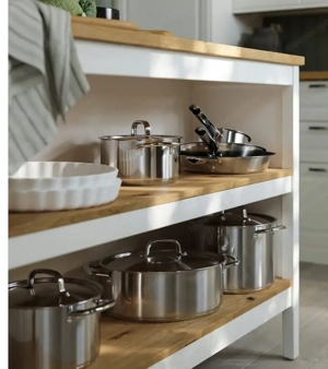 IKEA Kücheninsel + 2 Stühle Bild 4