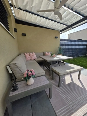 Gepflegtes Dining-Loungeset Aluminium   guter Zustand    Bild 3