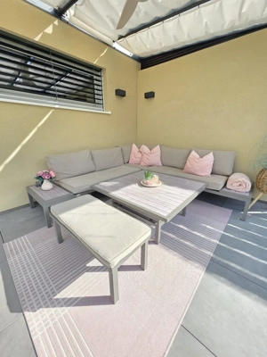 Gepflegtes Dining-Loungeset Aluminium   guter Zustand   