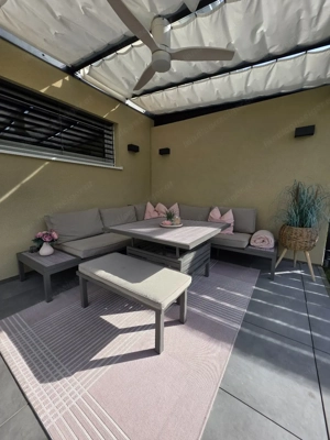 Gepflegtes Dining-Loungeset Aluminium   guter Zustand    Bild 2