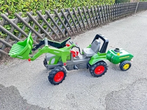 Tret-Kindertraktor Fendt 939 Vario mit Gülle Anhänger