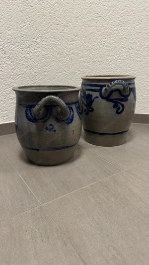 Schöne Steingut Töpfe Bild 2
