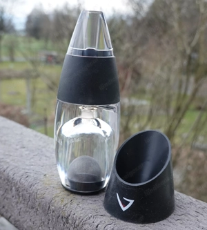 Vinturi Flaschenbelüfter, Acryl; Schwarz, für Rot- und Weißwein Bild 5