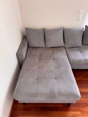 Ecksofa grau Bild 2