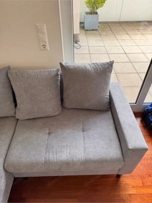 Ecksofa grau Bild 4