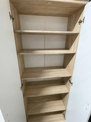 2 x Schrank weiss  -  Eiche Bild 3