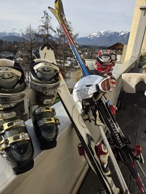 Schiausrüstung komplett Damen und Herren  Bild 4
