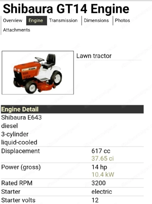 Verkaufe DIESEL Kleintraktor Shibaura gt14  Bild 10