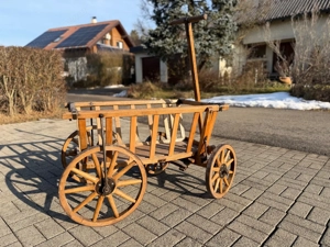 Leiterwagen Bollerwagen Holzwagen mit Speichenräder