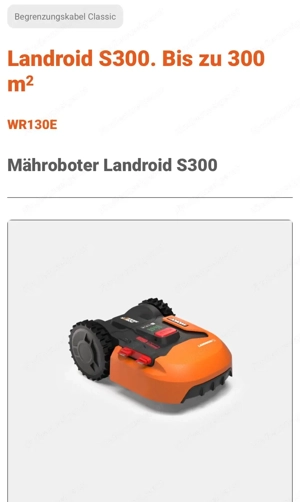 Mähroboter Worx WR 130E Bild 2